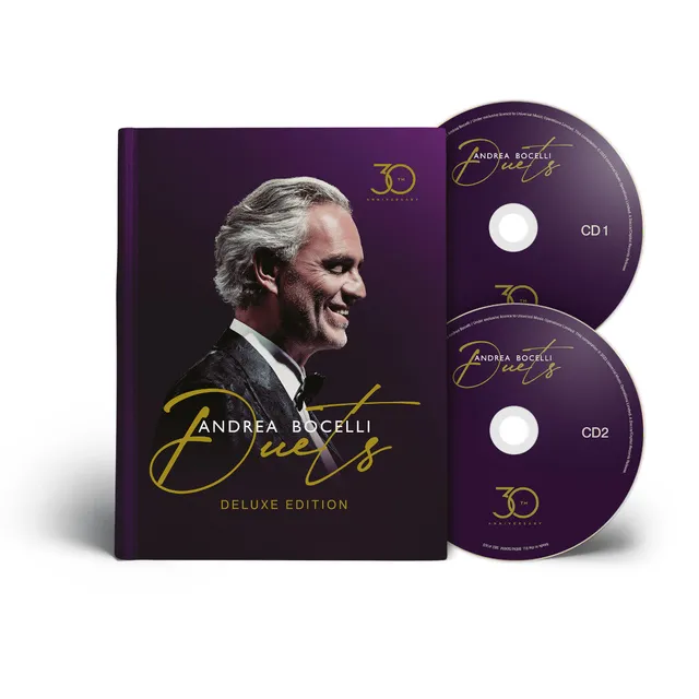 Andrea Bocelli Duets 30th Anniversary Doppel-CD 32 Tracks