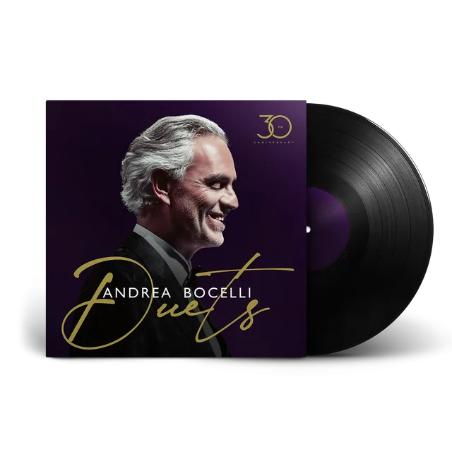 Andrea Bocelli Duets 30th Anniversary Vinyl LP 12 Tracks