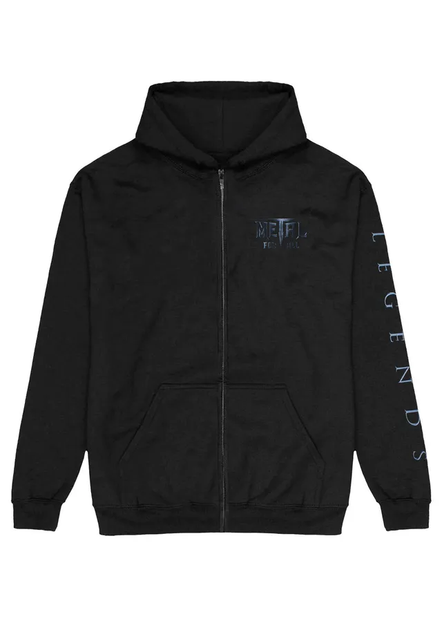 All For Metal Legendes Cover Zipper schwarz L