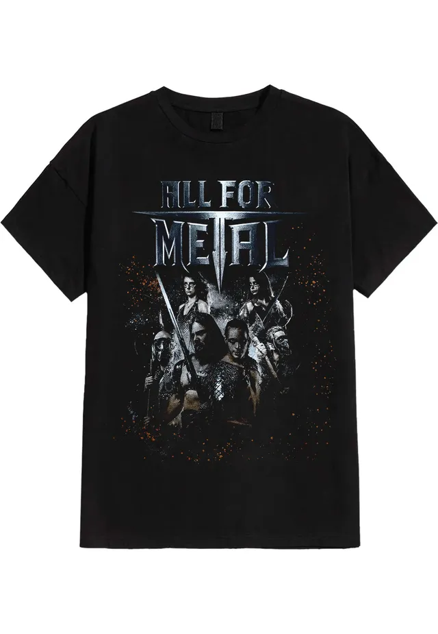 All For Metal Legends Band T-Shirt schwarz L